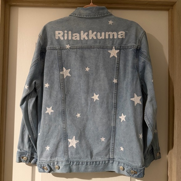 Rilakkuma | 20th Anniversary USA Tour Jean Denim Jacket with Patches Small - Picture 4 of 5